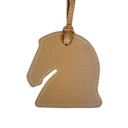 Handmade Leather Horse Head & Horseshoe Charms Set-Premium Thick Leather-Mix & Match Colors-PU Leather-Ideal Bag Accessory