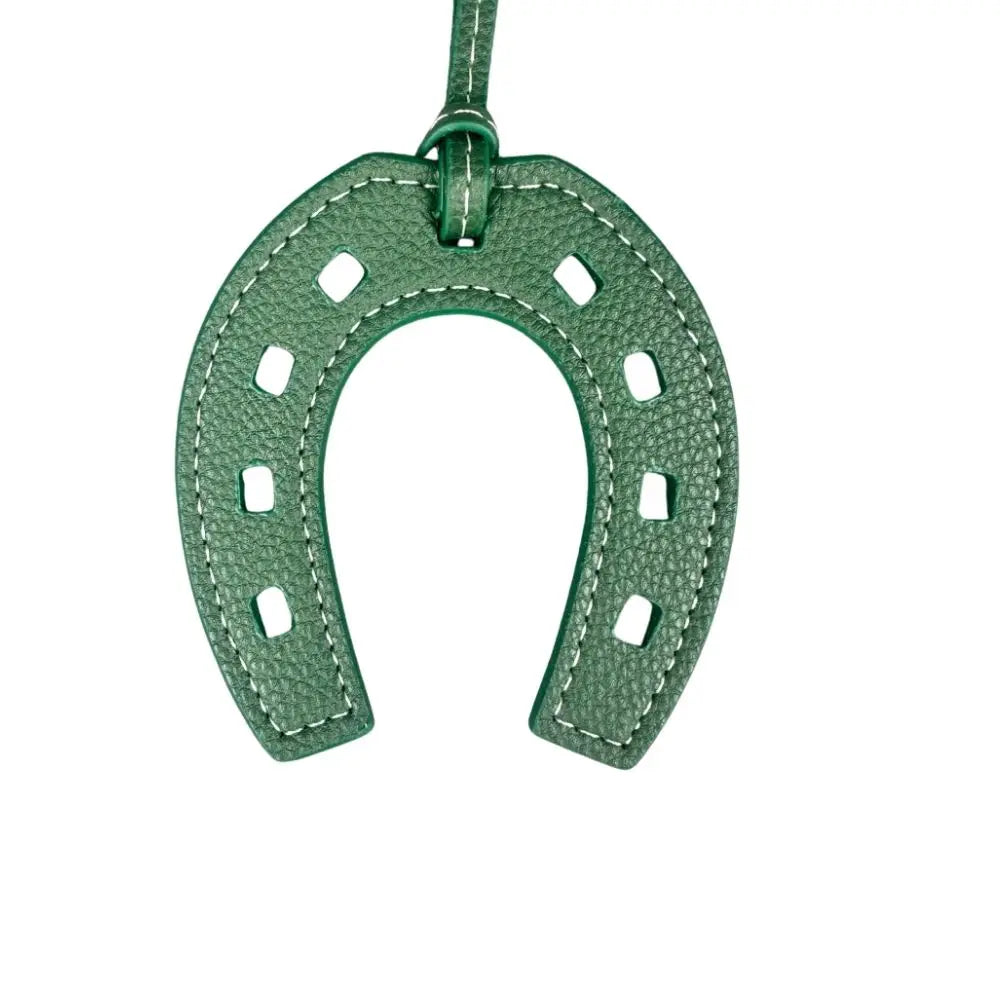 Handmade Leather Horse Head & Horseshoe Charms Set-Premium Thick Leather-Mix & Match Colors-PU Leather-Ideal Bag Accessory