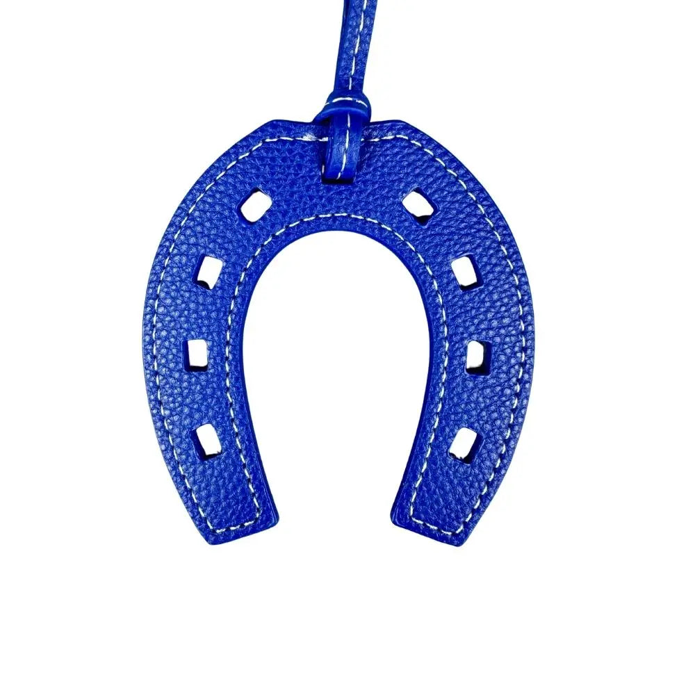 Handmade Leather Horse Head & Horseshoe Charms Set-Premium Thick Leather-Mix & Match Colors-PU Leather-Ideal Bag Accessory