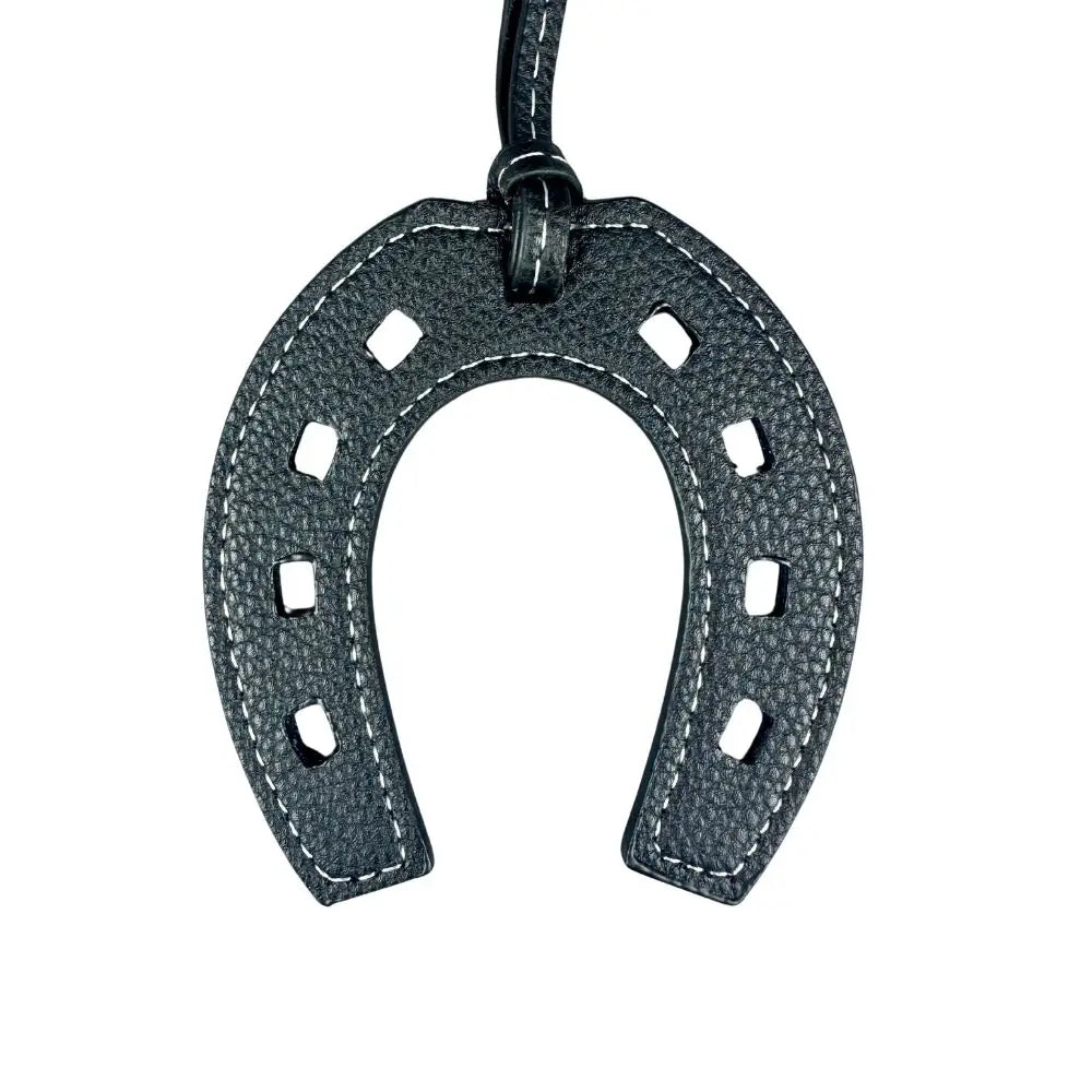 Handmade Leather Horse Head & Horseshoe Charms Set-Premium Thick Leather-Mix & Match Colors-PU Leather-Ideal Bag Accessory