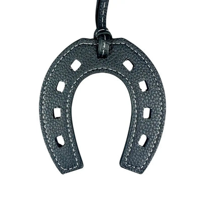 Handmade Leather Horse Head & Horseshoe Charms Set-Premium Thick Leather-Mix & Match Colors-PU Leather-Ideal Bag Accessory