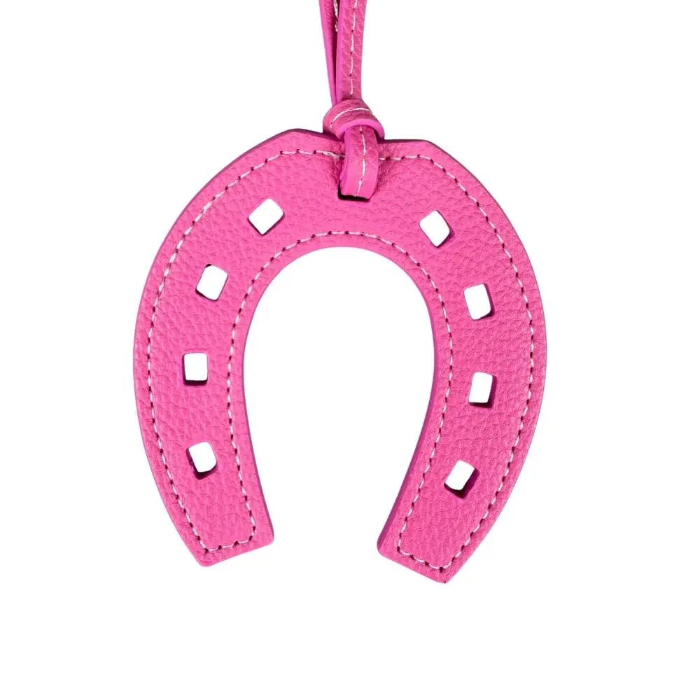 Handmade Leather Horse Head & Horseshoe Charms Set-Premium Thick Leather-Mix & Match Colors-PU Leather-Ideal Bag Accessory