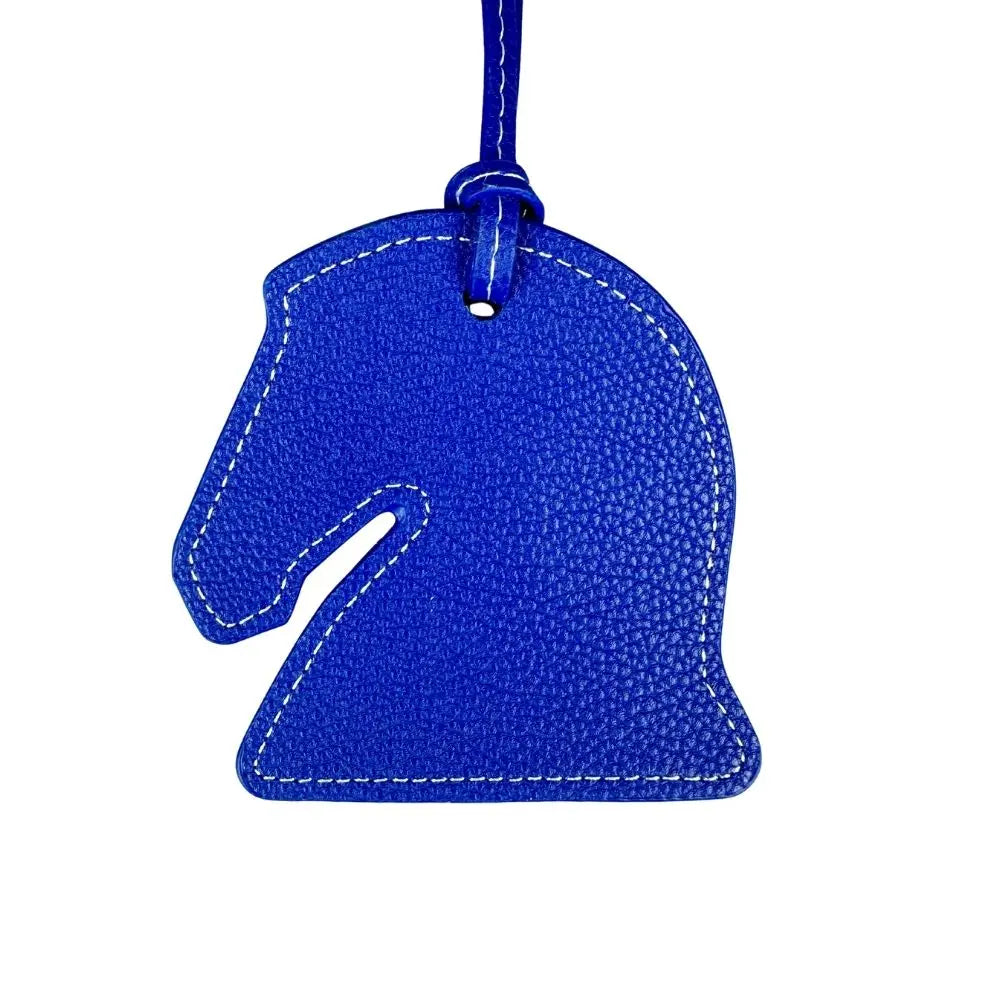 Handmade Leather Horse Head & Horseshoe Charms Set-Premium Thick Leather-Mix & Match Colors-PU Leather-Ideal Bag Accessory