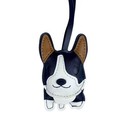 Super Cute Corgi PU Leather Pendant,Exquisite Handmade Corgi PU Leather Keychain,Pet Dog Bag Accessory,Gift Choice for Dog Lover