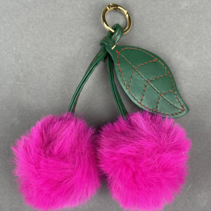 Cherry plush Pendant keychain