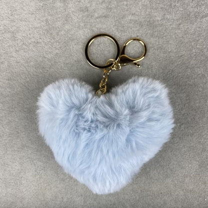Plush Heart Bag Charm- 10×9×5cm Velvet Hanging Charm for Purses & Bags, Multi-Color Cute Gift Accessory