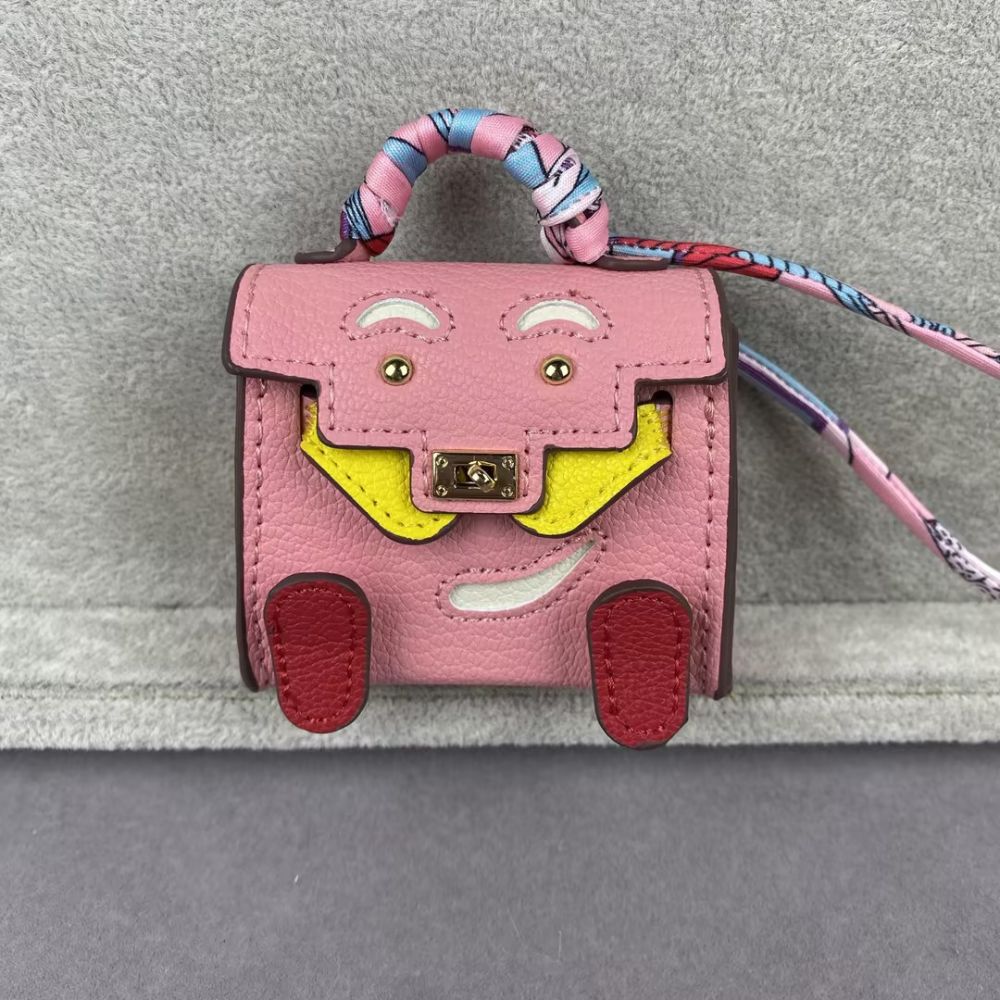 Mini Kelly Doll_Earphone Case Bag, Mini Bag, Bag Charm