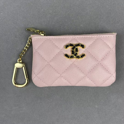 Chan-el Mini Crocodile Skin Grain, Cardholders
