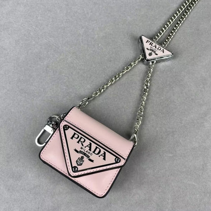 PRAD-A Triangle Badge Mini Bag AirPods Case