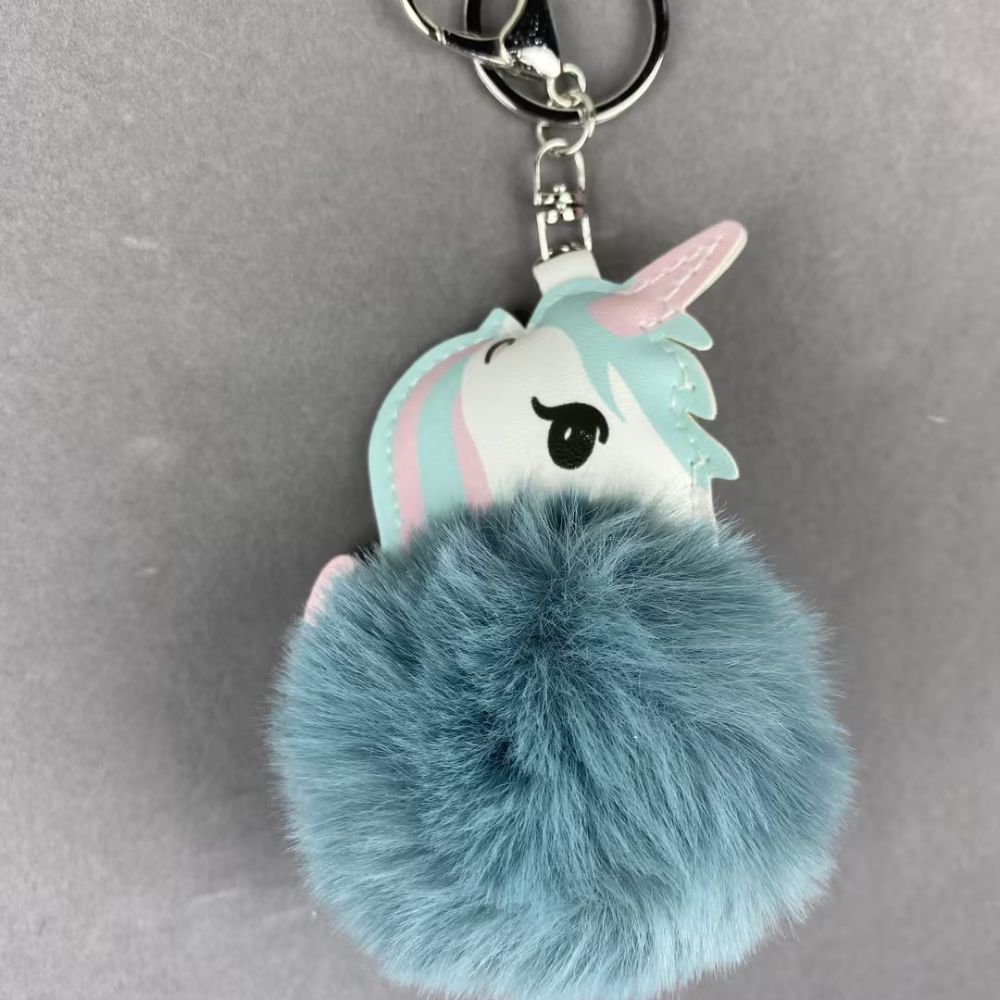 Unicorn plush Pendant keychain