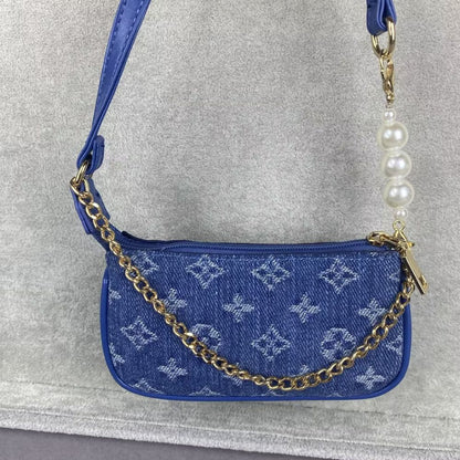 L&V Print Multi Pochette Accessoires Mini Bags