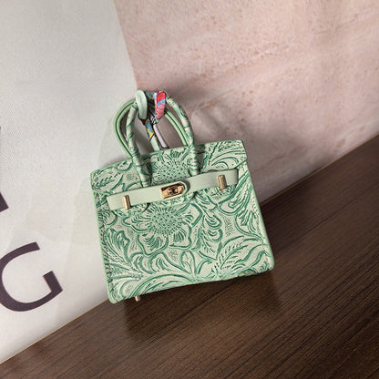 Mini Birkin_Embossed Printing, Auspicious Clouds Grain, Premium Quality