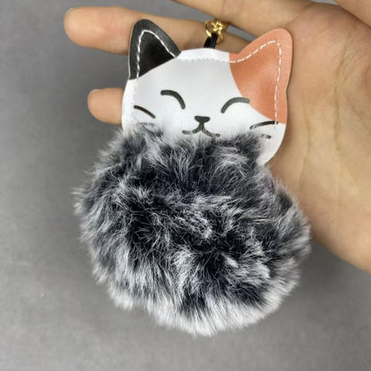 Cat plush Pendant keychain, bagcharm