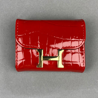 Mini Constance_Crocodile Skin Grain, Cardholders