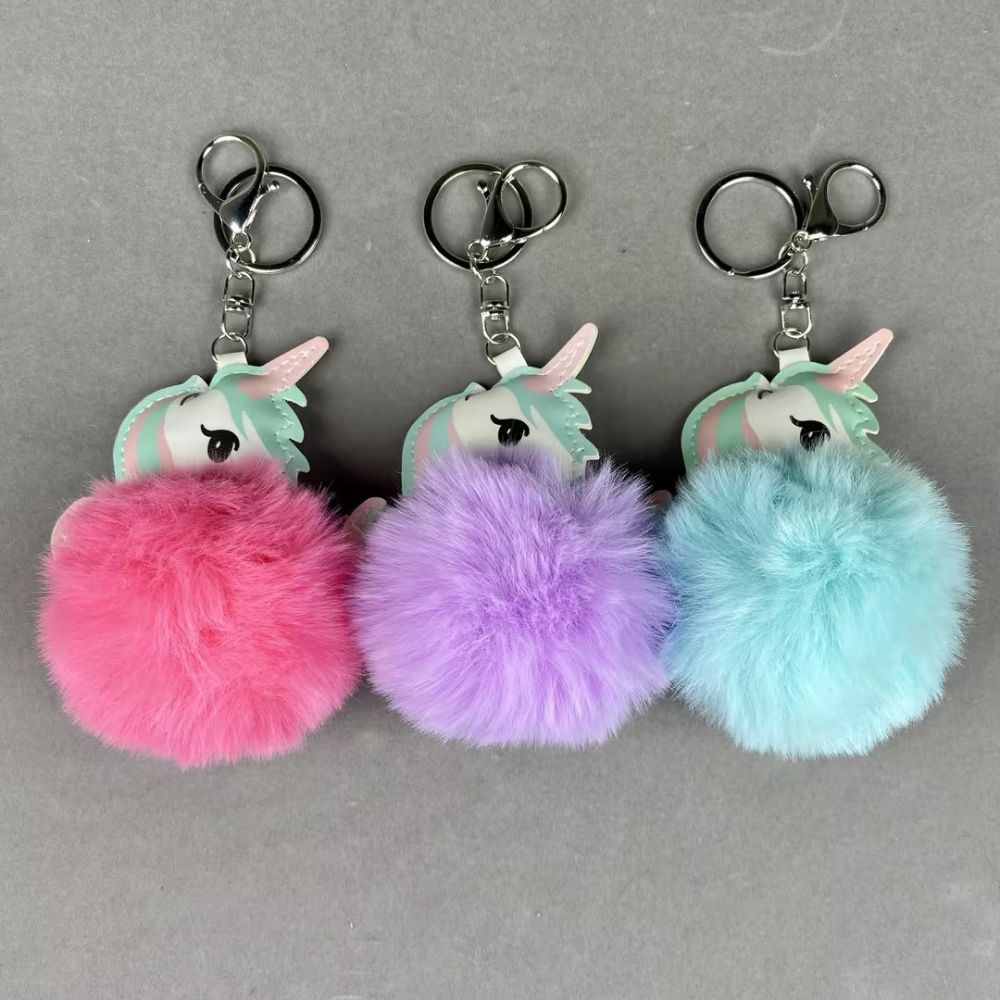 Unicorn plush Pendant keychain