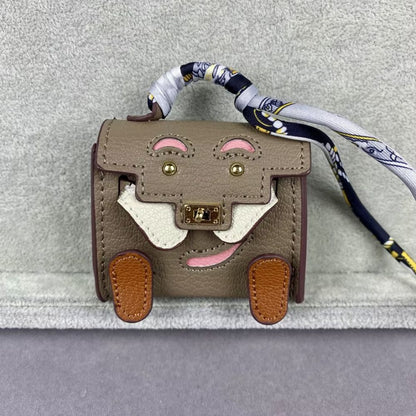 Mini Kelly Doll_Earphone Case Bag, Mini Bag, Bag Charm