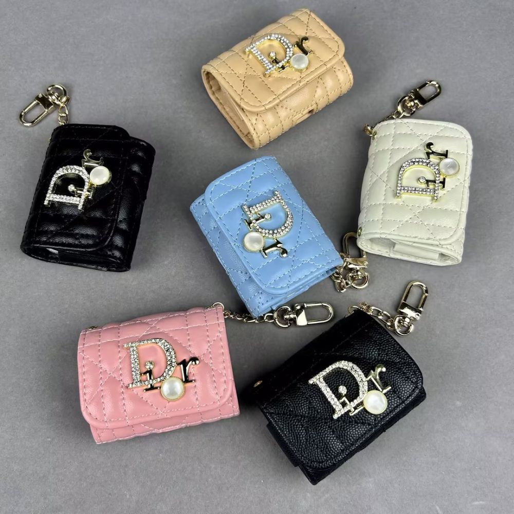 Dio-r Luxury Mini Bag AirPods Case Diamond Logo