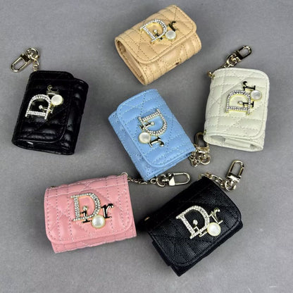 Dio-r Luxury Mini Bag AirPods Case Diamond Logo