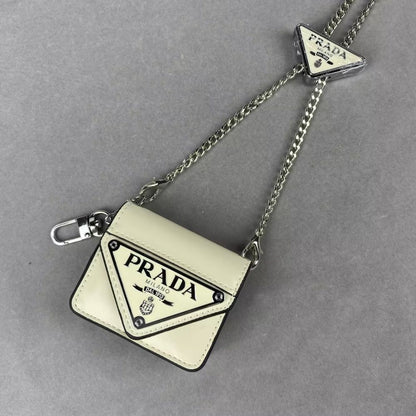 PRAD-A Triangle Badge Mini Bag AirPods Case