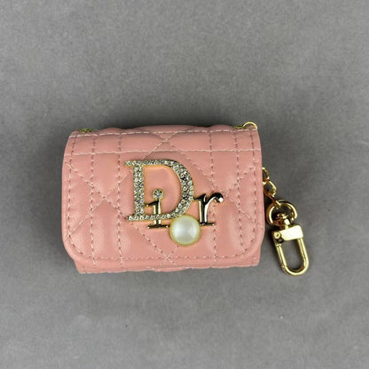 Dio-r Luxury Mini Bag AirPods Case Diamond Logo