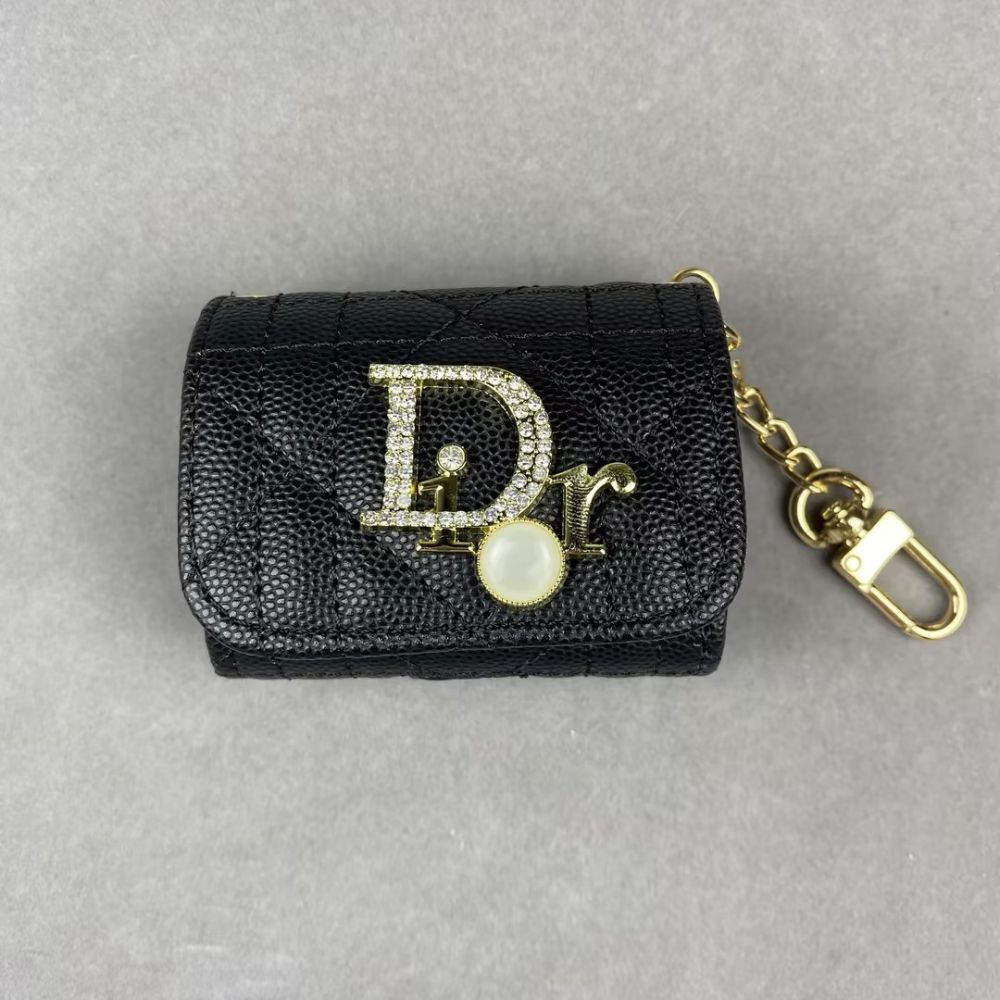 Dio-r Luxury Mini Bag AirPods Case Diamond Logo