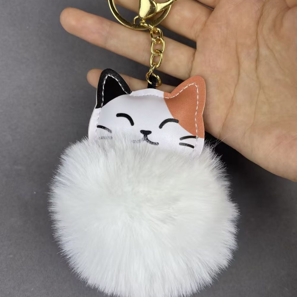 Cat plush Pendant keychain, bagcharm