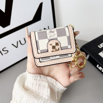 LV AirPodsケースバッグ ミニバッグチャーム クラシックフラワープリント