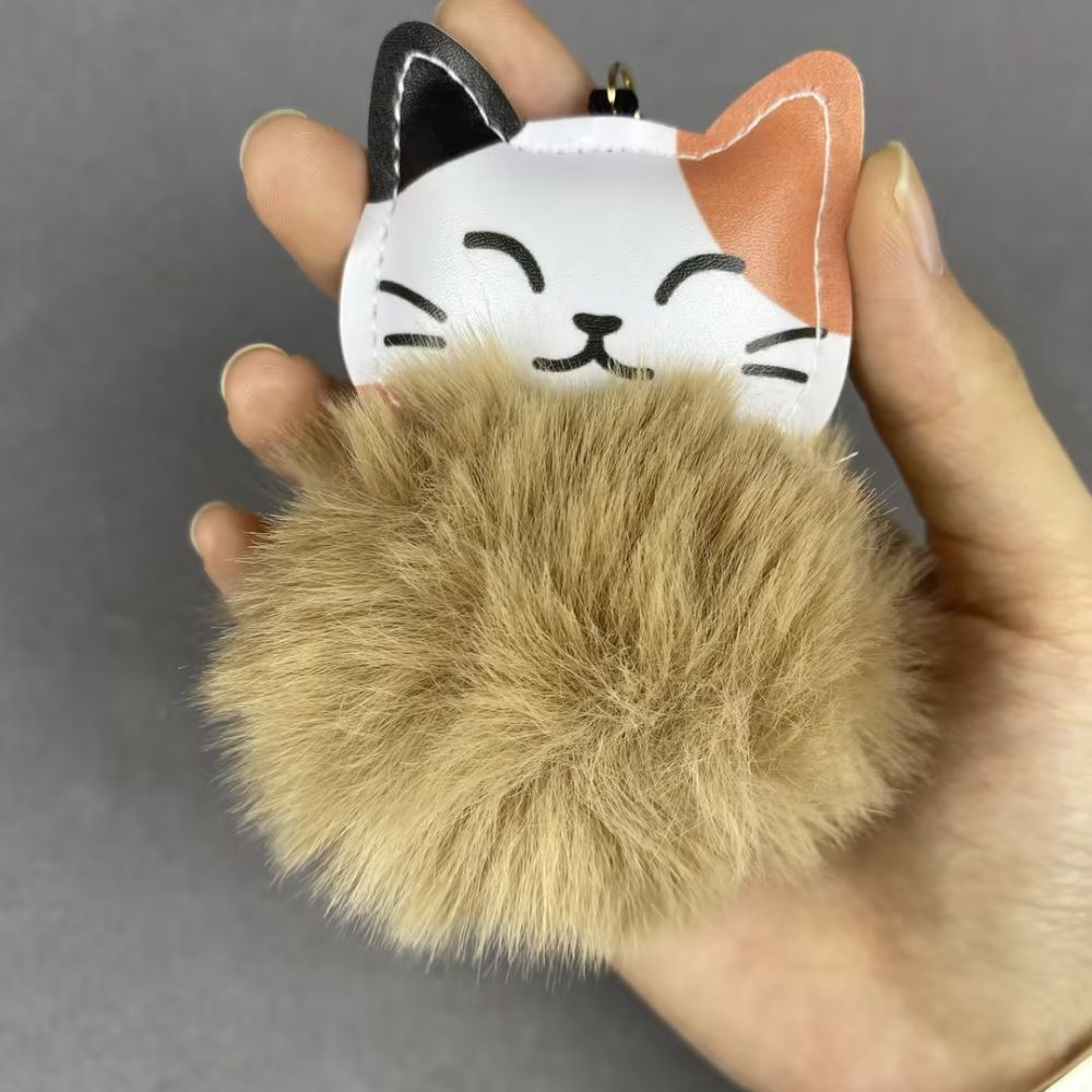 Cat plush Pendant keychain, bagcharm
