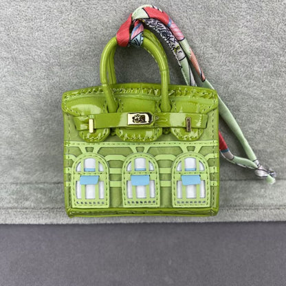 Birkin House Mini Bags_Crocodile Skin Grain Macaron Colors