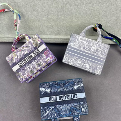 CHTIRAISN/CHTIRASIN DIO-R Flower Print Lody Dio-r Mini Tote
