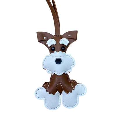 Dachshund Bag Charm with 12cm Strap - Colorful PU Leather Sausage Dog Bag Charm