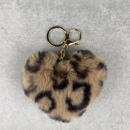 Plush Heart Bag Charm- 10×9×5cm Velvet Hanging Charm for Purses & Bags, Multi-Color Cute Gift Accessory