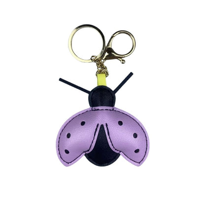 Adorable ladybug PU Leather Bag Charms - 3D Spot Design & Metal Clasps, Cute & Stylish Accessories for Bags & Keys